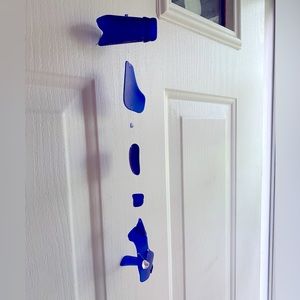 Adorable Cat beach glass light chime!, Crystal heart on the collar 💕